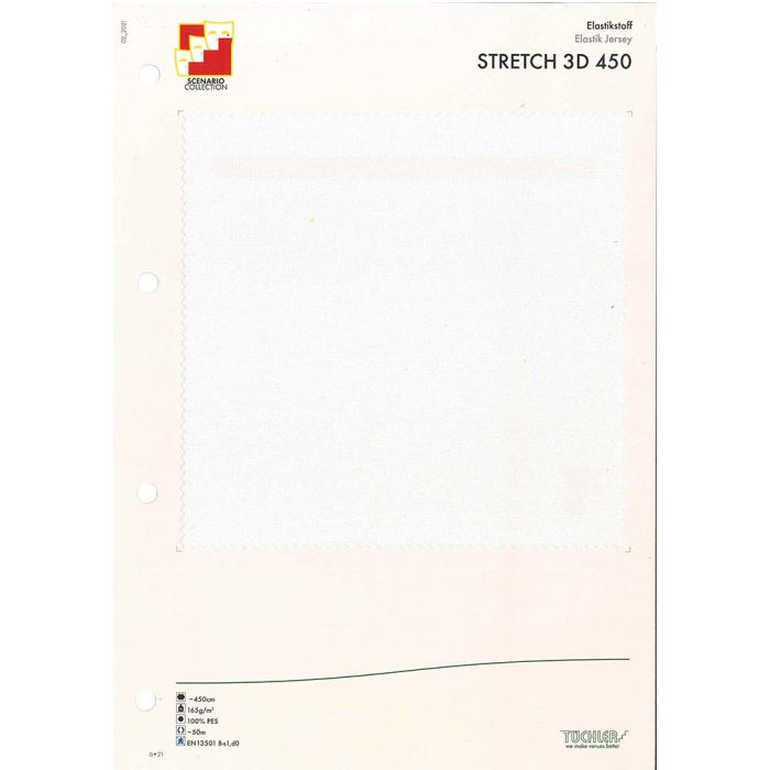 КАРТОЧКА С ОБРАЗЦОМ ЭЛАСТИЧНАЯ ТКАНЬ STRETCH 3D 450