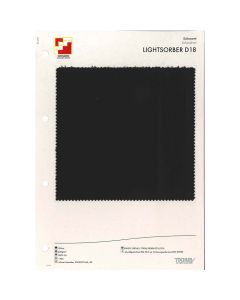 КАРТОЧКА С ОБРАЗЦОМ АКУСТИЧЕСКИЙ БАРХАТ LIGHTSORBER D18