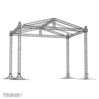 Bühnensystem T-REX roofs TXGR Bühnensystem T-REX roofs TXGR